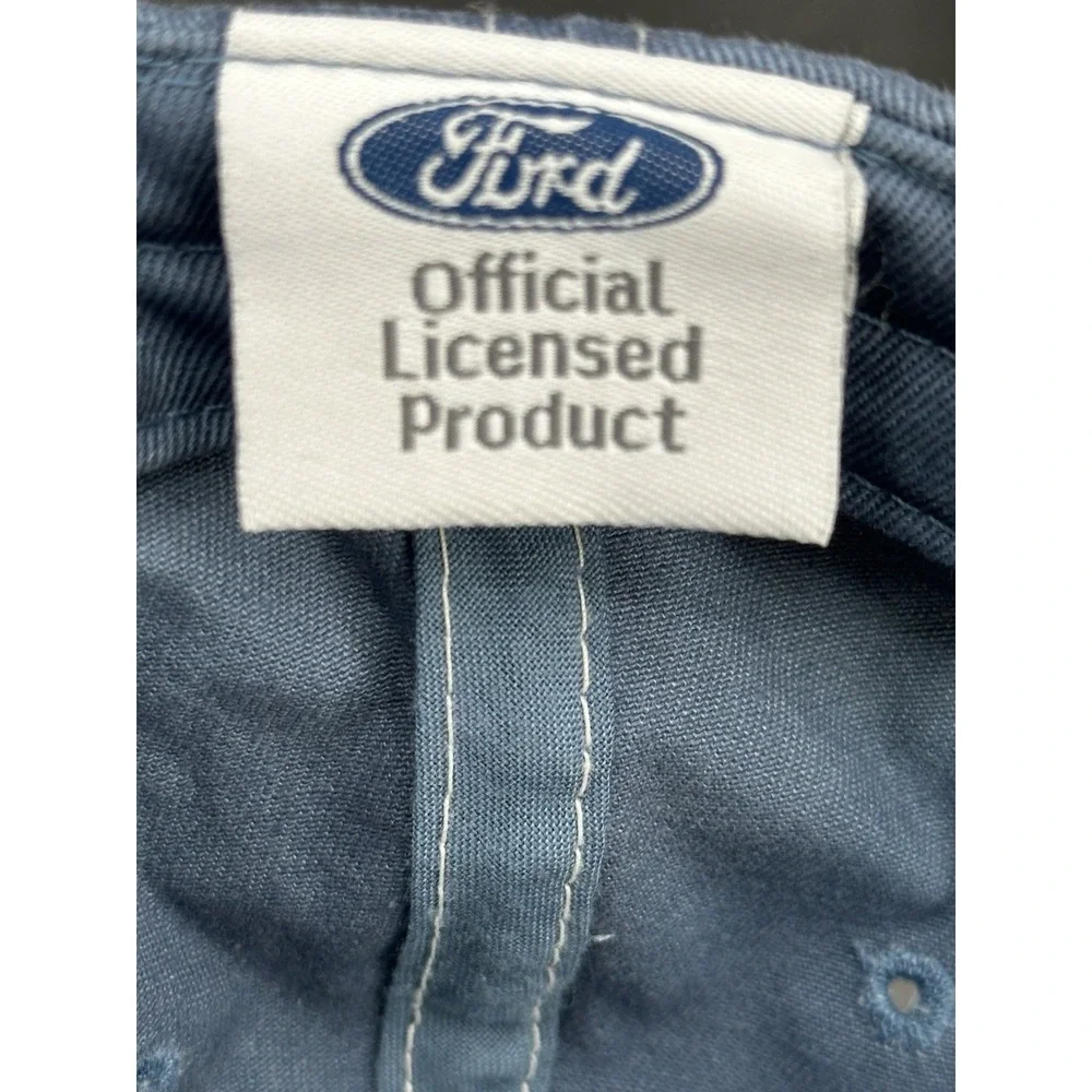 Ford Racing cap 1901 distressed blue embroidered One Size‎ strap back